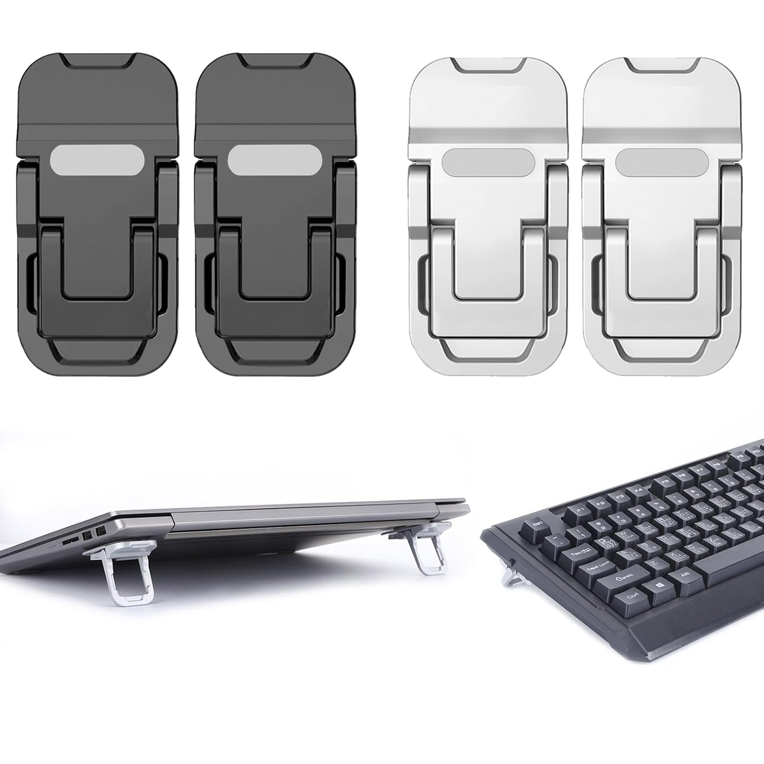 Cooling Stand Tablet - Suporte Portátil Dobrável para Laptop, Ajustável,