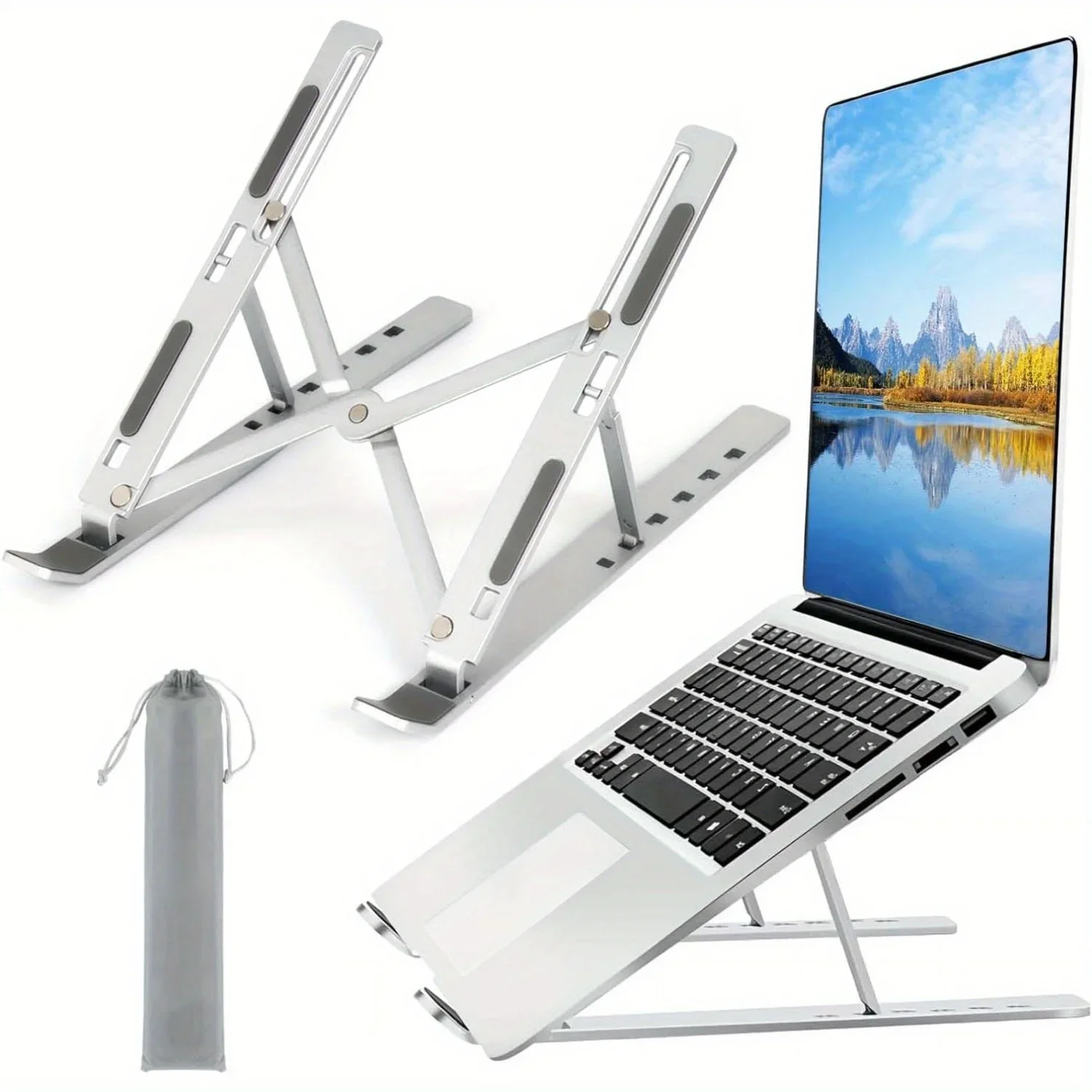 Cooling Stand Tablet - Suporte Ergonômico Dobrável de Alumínio para