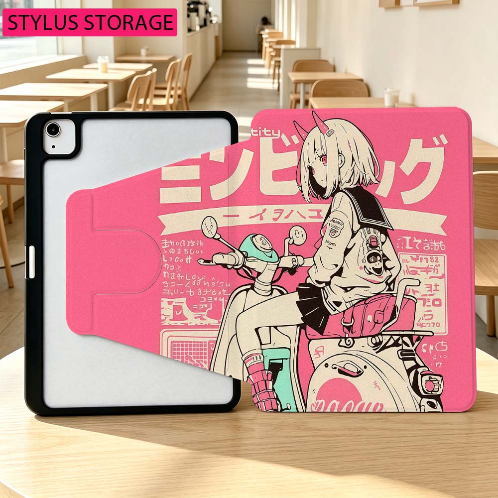 Cool Tablet Accessories - Capa de Desenho Animado de Menina