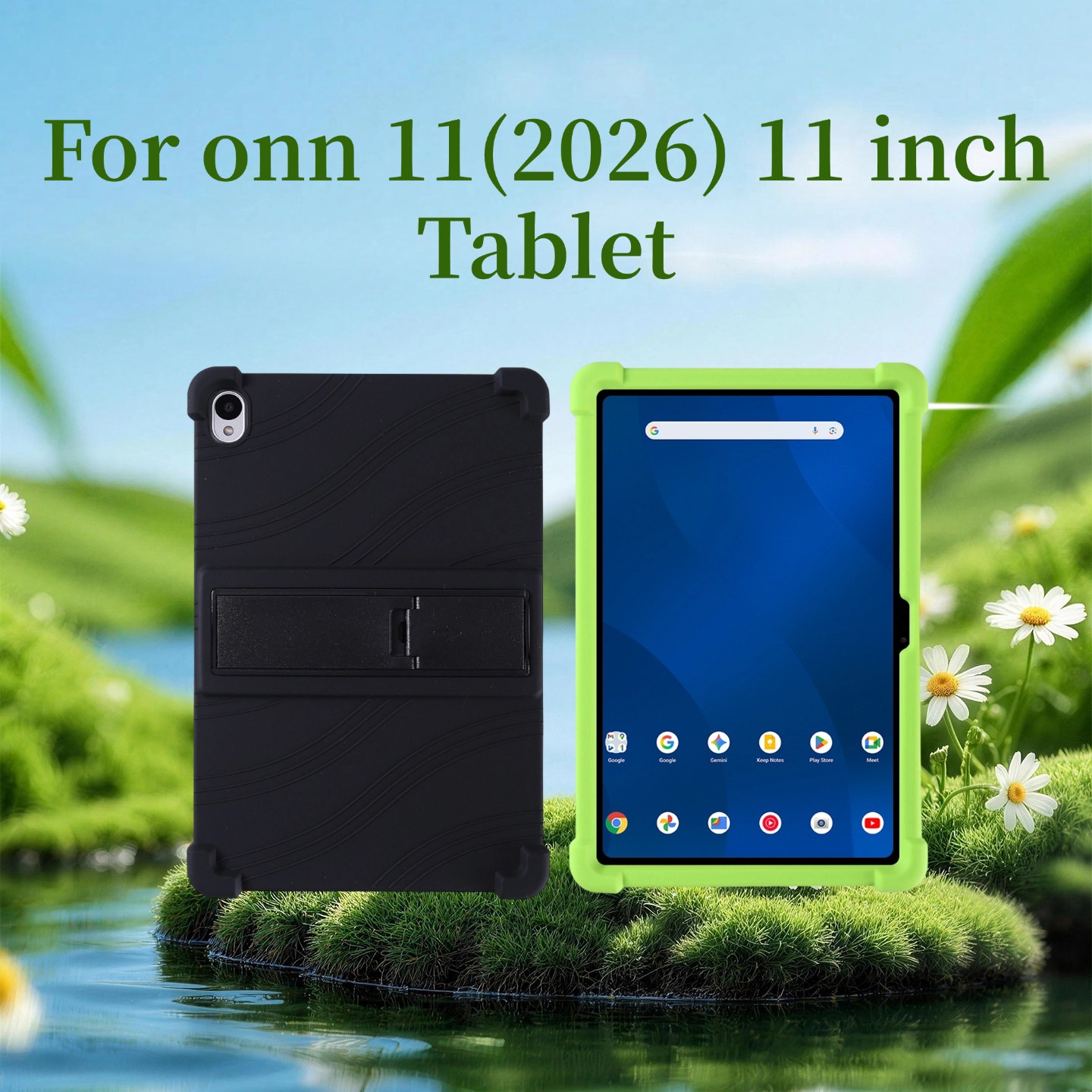 Onn Tablet Accessories - Capa de Silicone Macia para Tablet