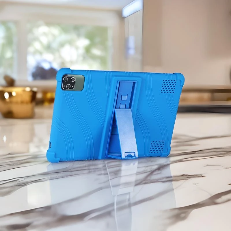 Onn Tablet Accessories - Shockproof Silicone Stand Cover, Tablet Case