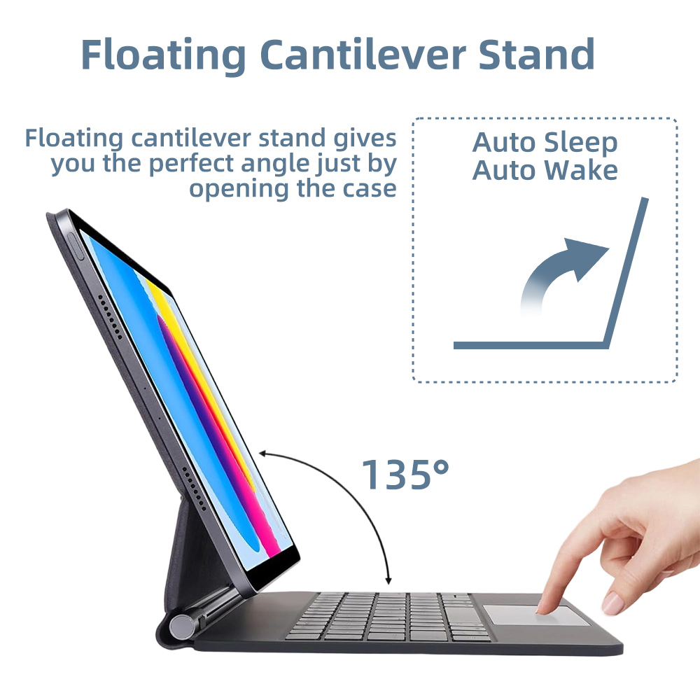 Teclado Mágico 2026 com Blueto - Tablet Ipad Accessories avaliação e preço