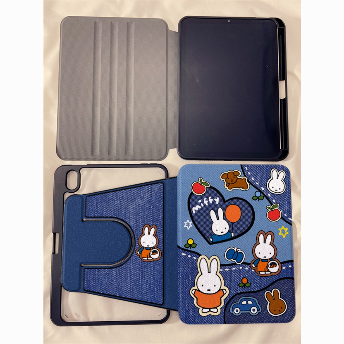 Kawaii miffy coelho tablet cas - Tablet Ipad Accessories avaliação e preço