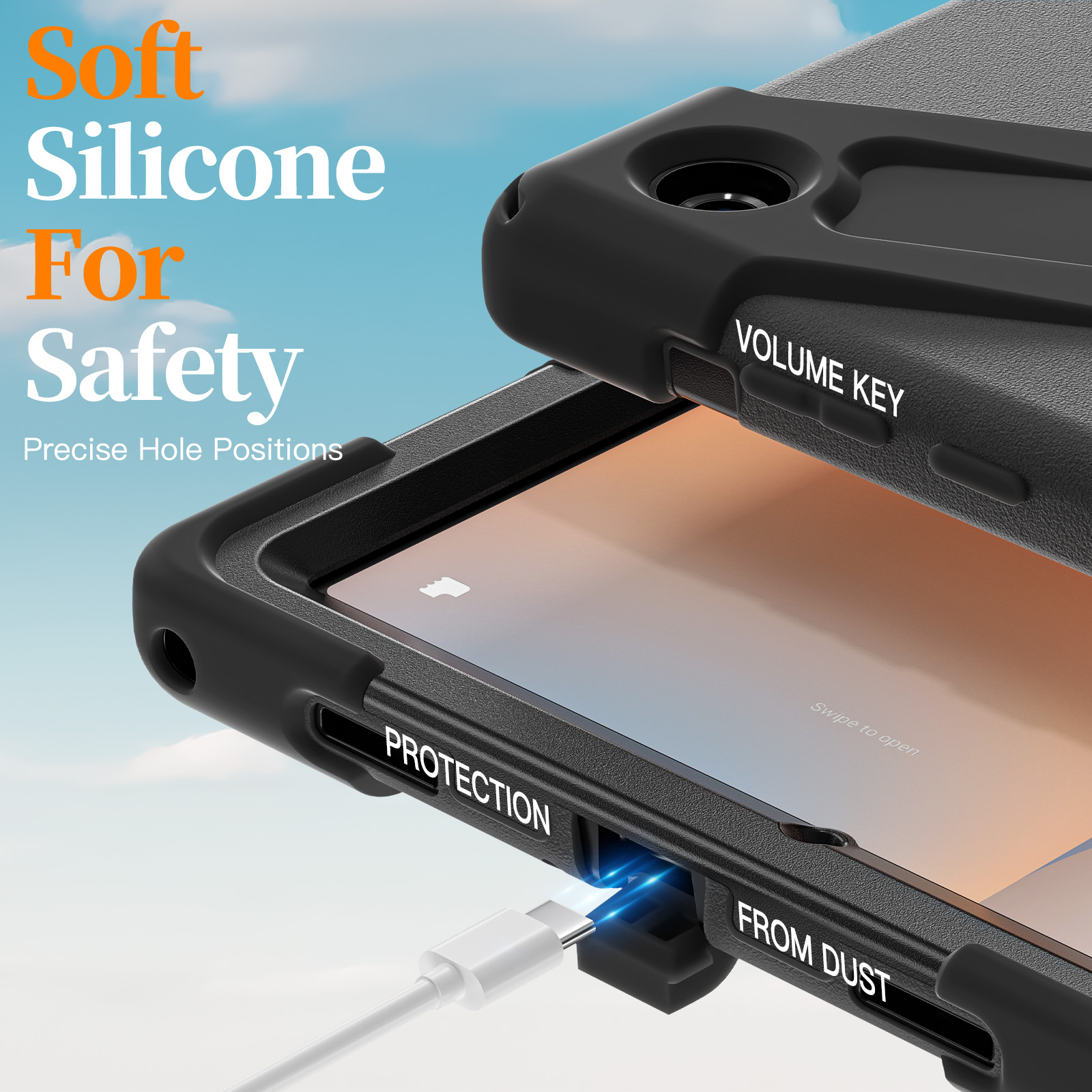 AJIUYU 360 °   Capa Rotativa R - Tablet A9 Accessories avaliação e preço