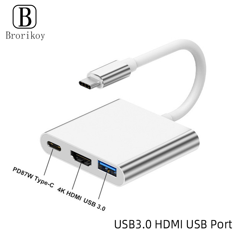Hub USB Tipo C 3 em 1 para HDM - Huawei Tablet Accessories avaliação e preço