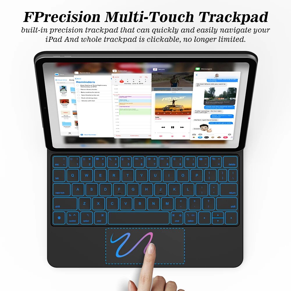 Teclado mágico com display LCD - Tablet Accessories Choice Store avaliação e preço