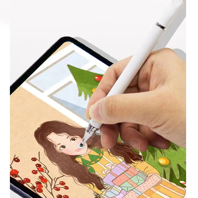 1/2/8 pçs 2 em 1 caneta stylus - Drawing Tablet Pen Accessories avaliação e preço