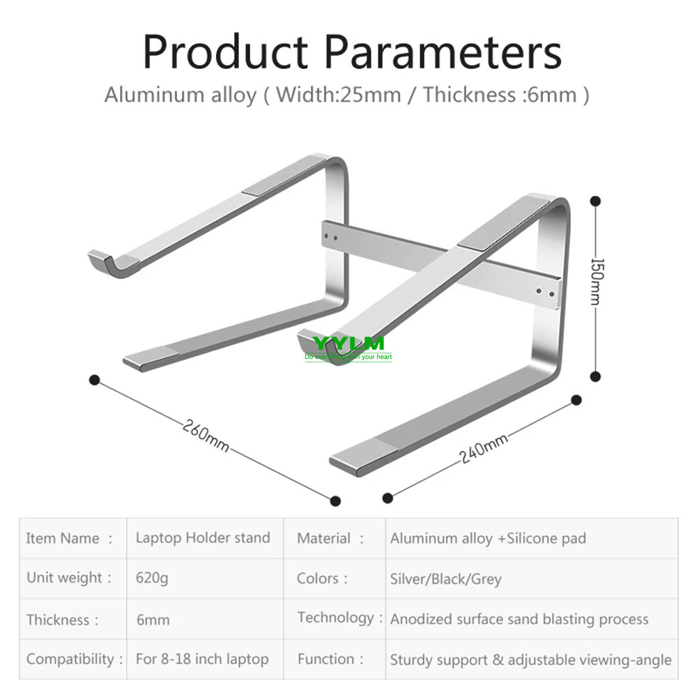 Suporte de alumínio para lapto - Tablet Ipad Accessories avaliação e preço