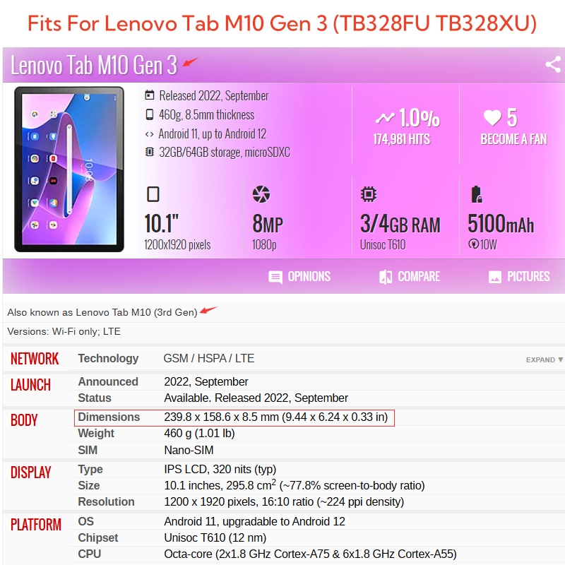 Para lenovo tab m10 3rd gen 10 - Lenovo Tablet With Accessories avaliação e preço