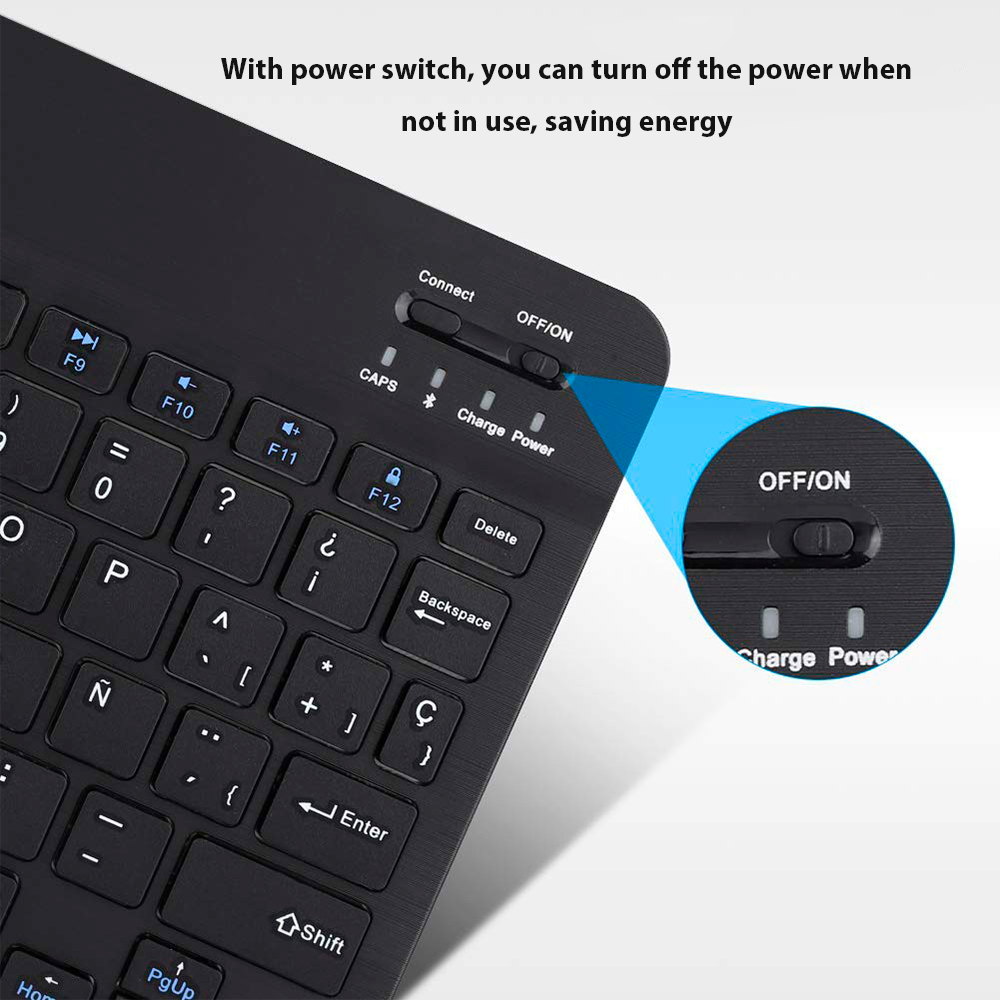 Teclado sem fio bluetooth para - Tablet Ipad Accessories avaliação e preço