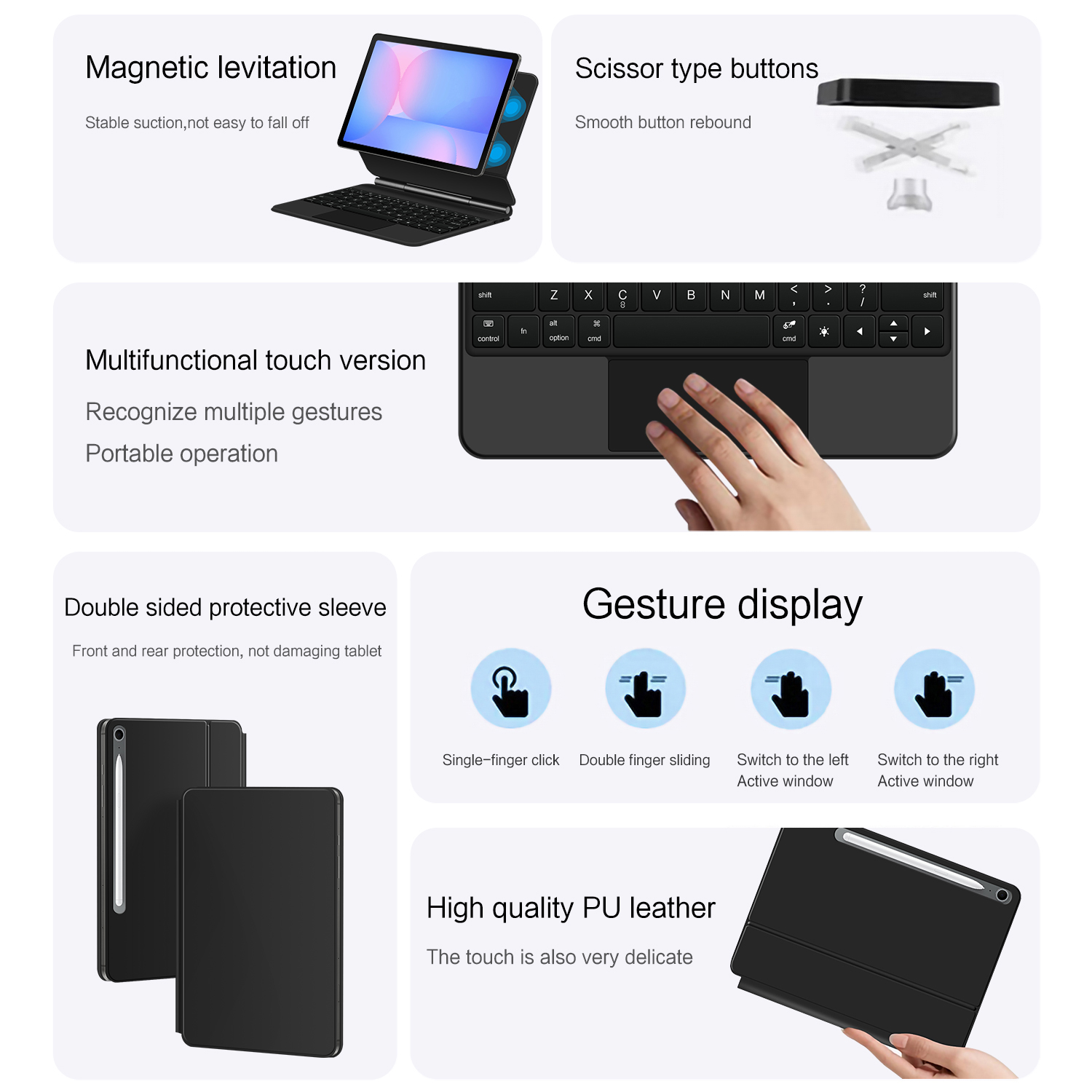 Teclado Mágico para Samsung Ga - Galaxy Tablet Accessories avaliação e preço